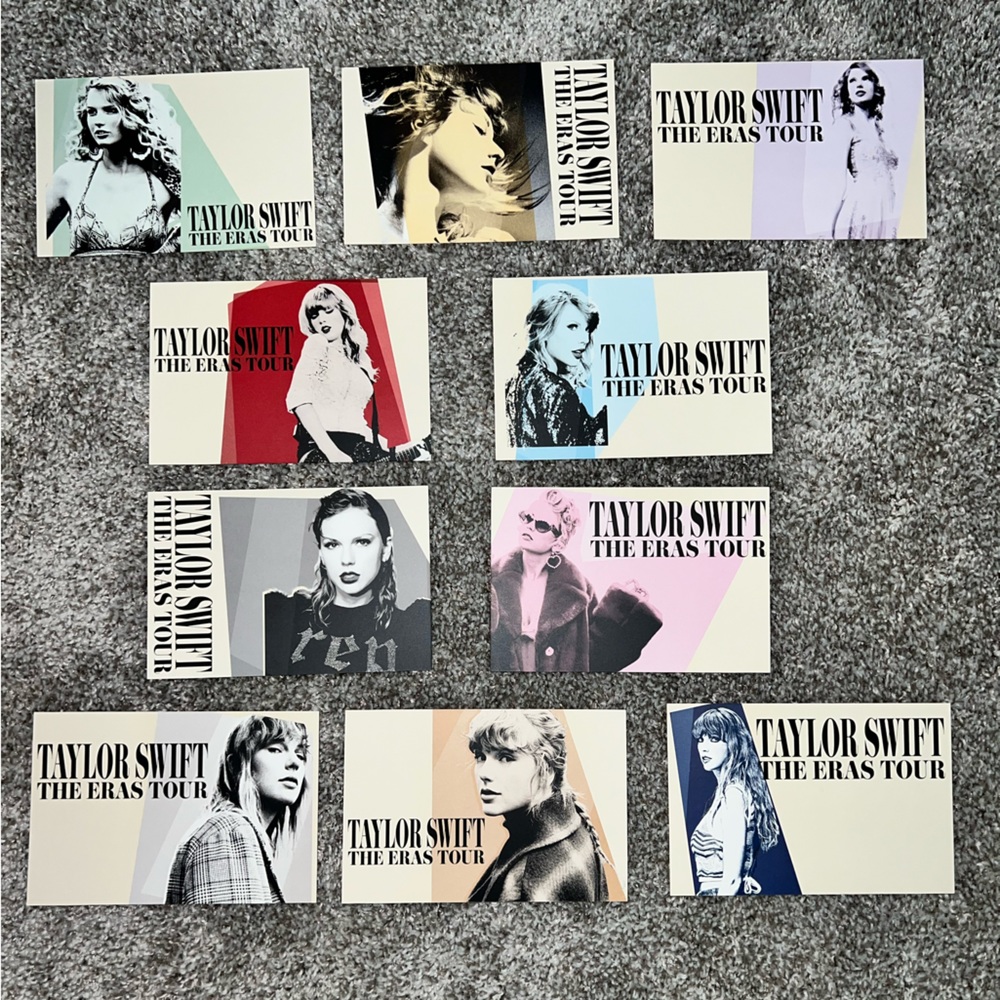Taylor Swift The Eras Tour Postcards